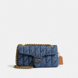 Coach Tabby Shoulder Bag 26 With Quilting Kadın Omuz Çantası Mavi Indigo | 85036FZDK